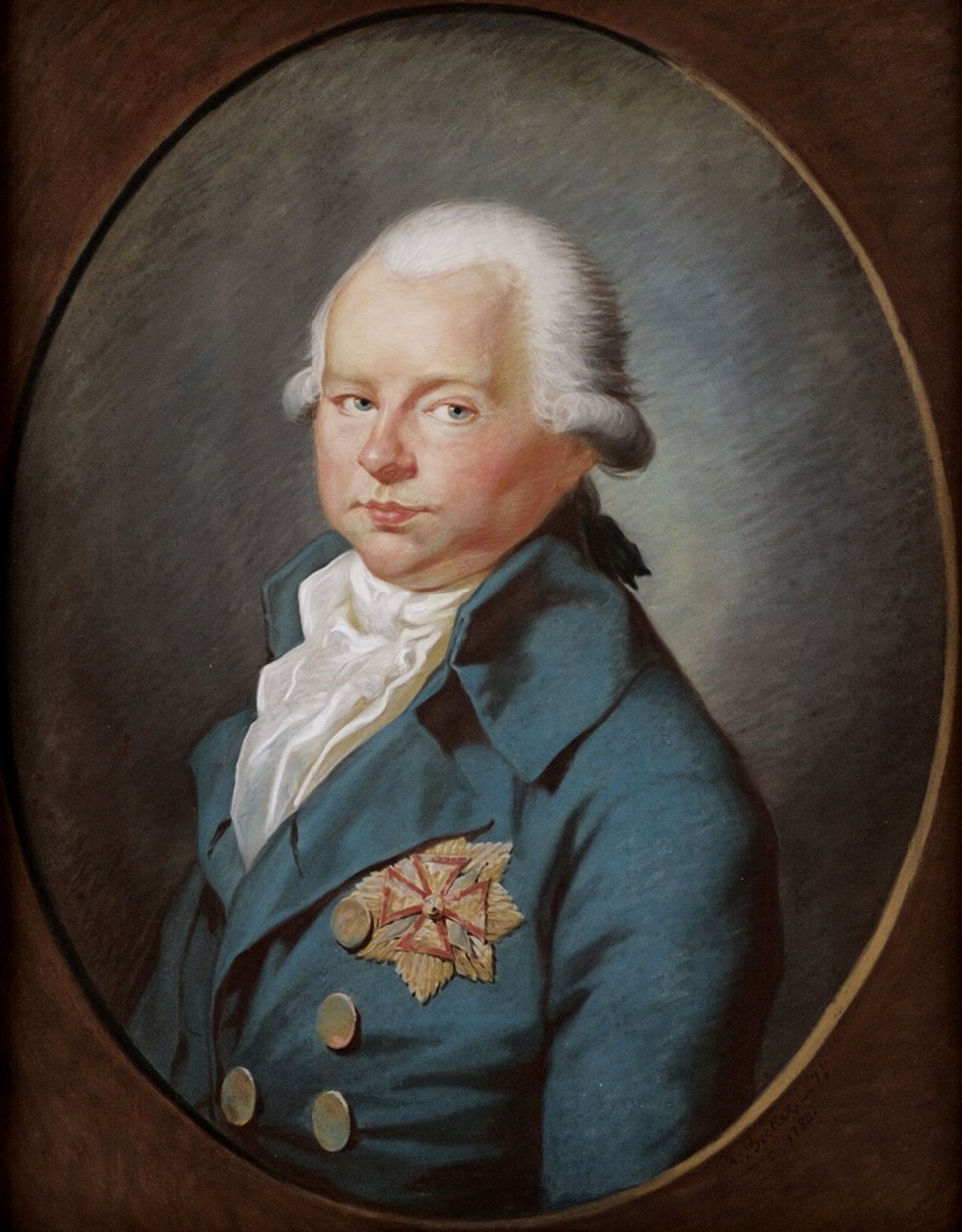 Friedrich von Badenin muotokuva tekijältä Jakob Becker