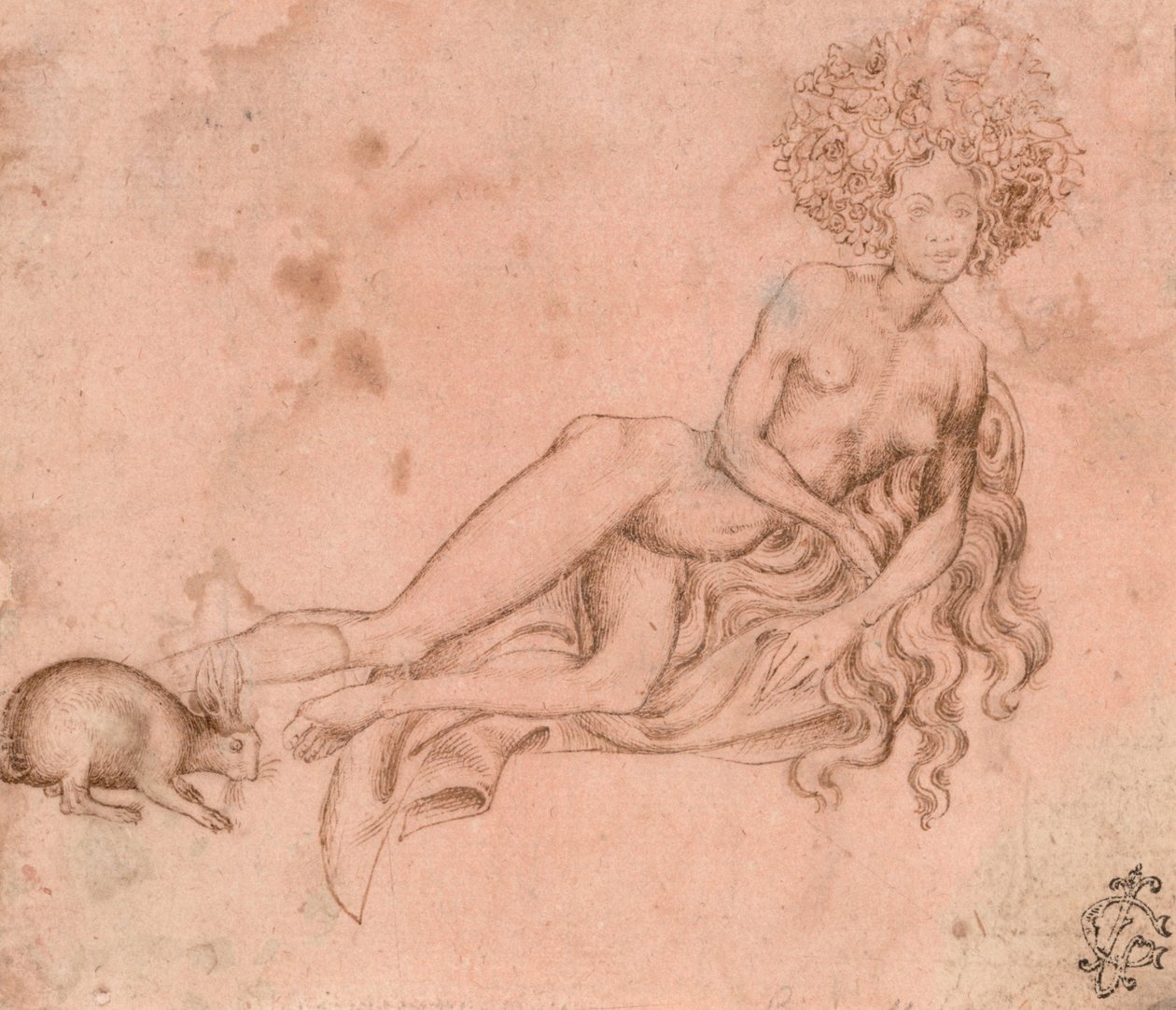 Luxurian allegoria (recto), n. 1426 tekijältä Antonio Pisanello