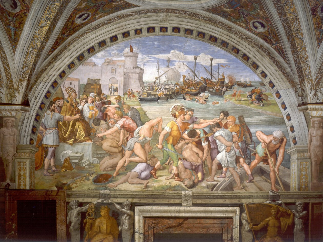 Batalla de Ostia tekijältä Raffaello Sanzio Raphael