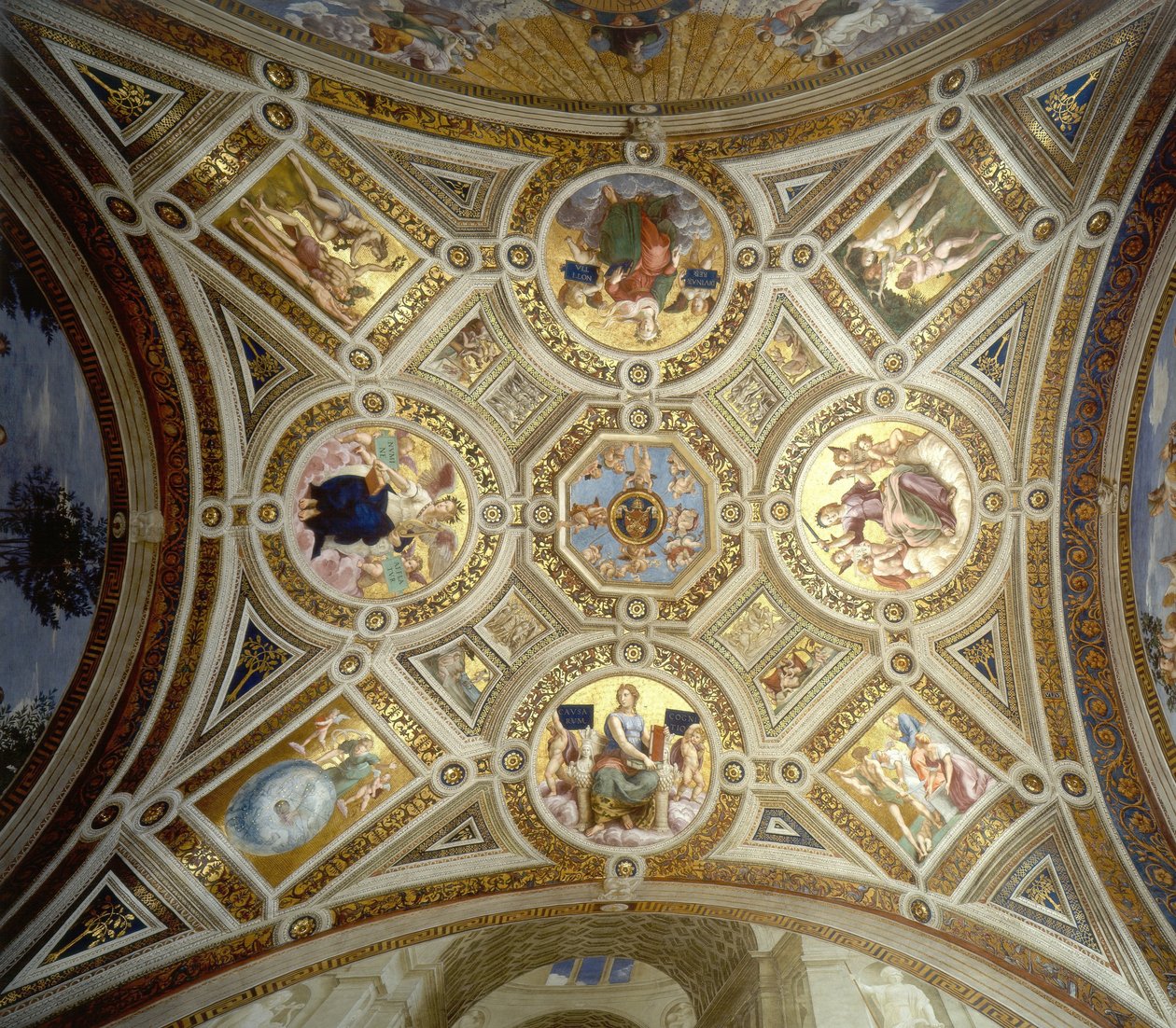 Bóveda de la Estancia del Sello tekijältä Raffaello Sanzio Raphael