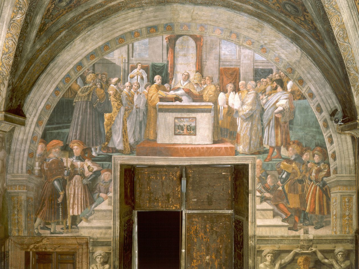 Perustelu León III tekijältä Raffaello Sanzio Raphael