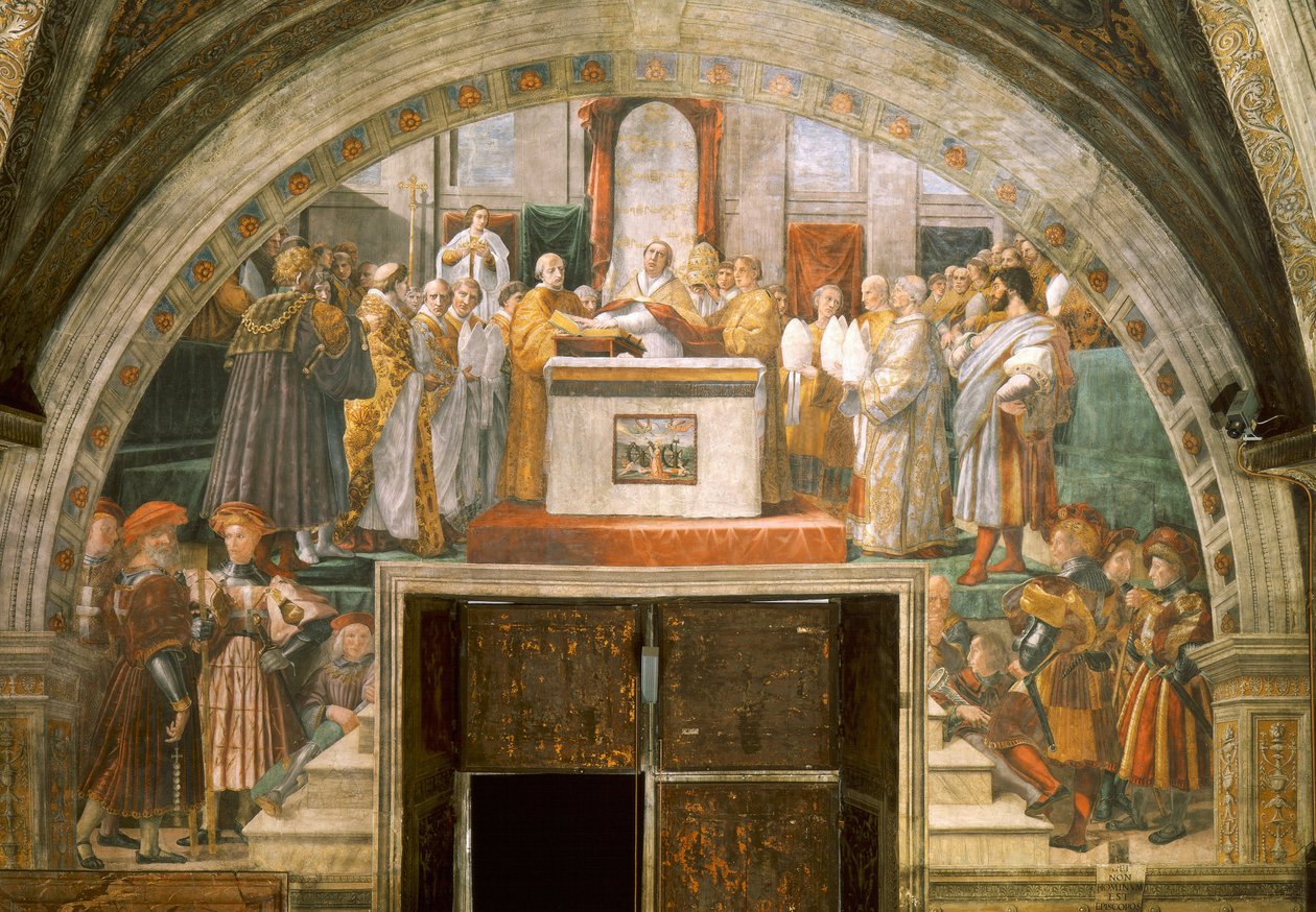 Perustelu León III tekijältä Raffaello Sanzio Raphael