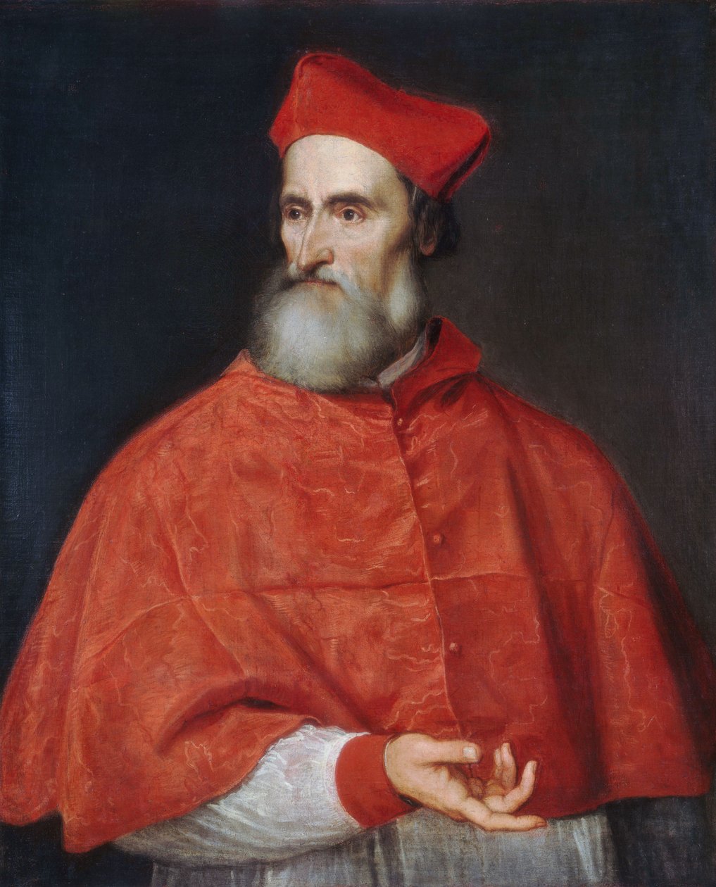 Muotokuva Pietro Bembo kardinaali tekijältä Tiziano Vecelli