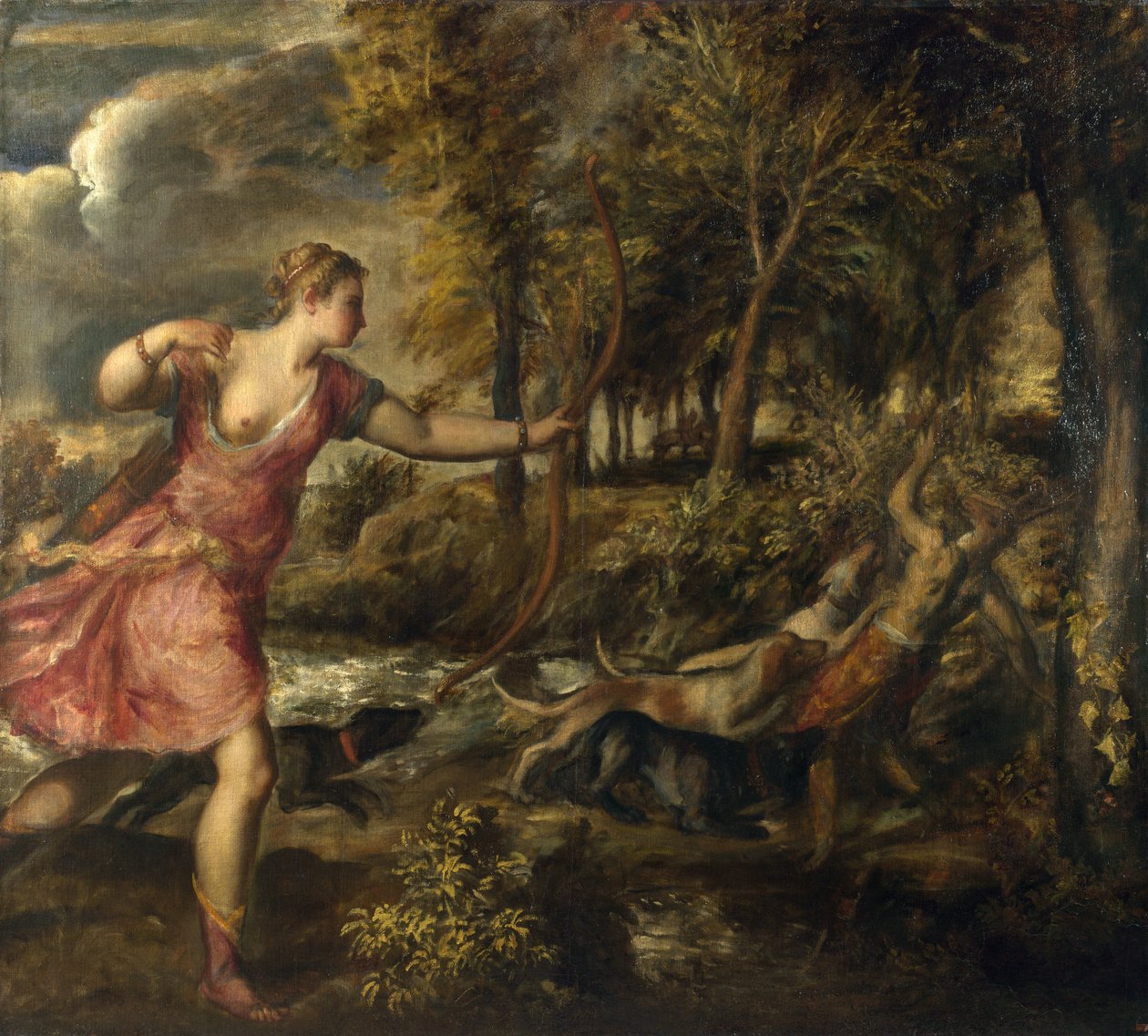 Actaeonin kuolema tekijältä Tiziano Vecelli