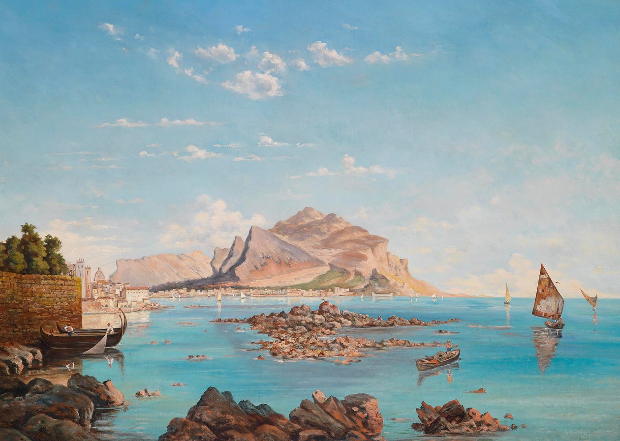 Blick auf Palermo mit dem Monte Pellegrino tekijältä Unknown