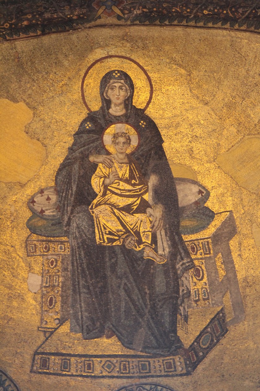 Theotokos Hagia Sofiassa tekijältä Unknown