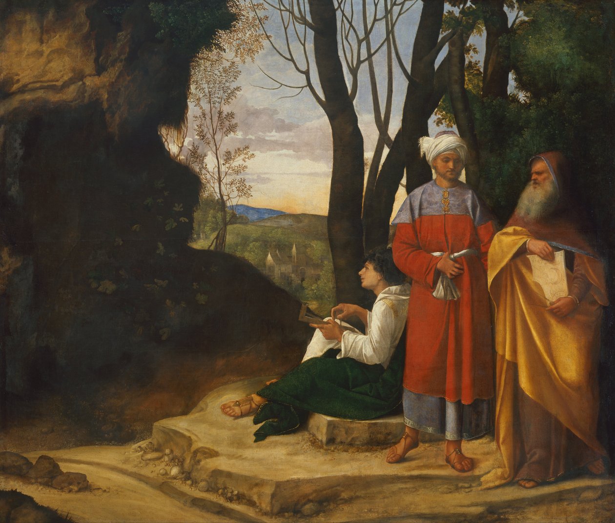 Kolme filosofia (öljy kankaalle) tekijältä Giorgione