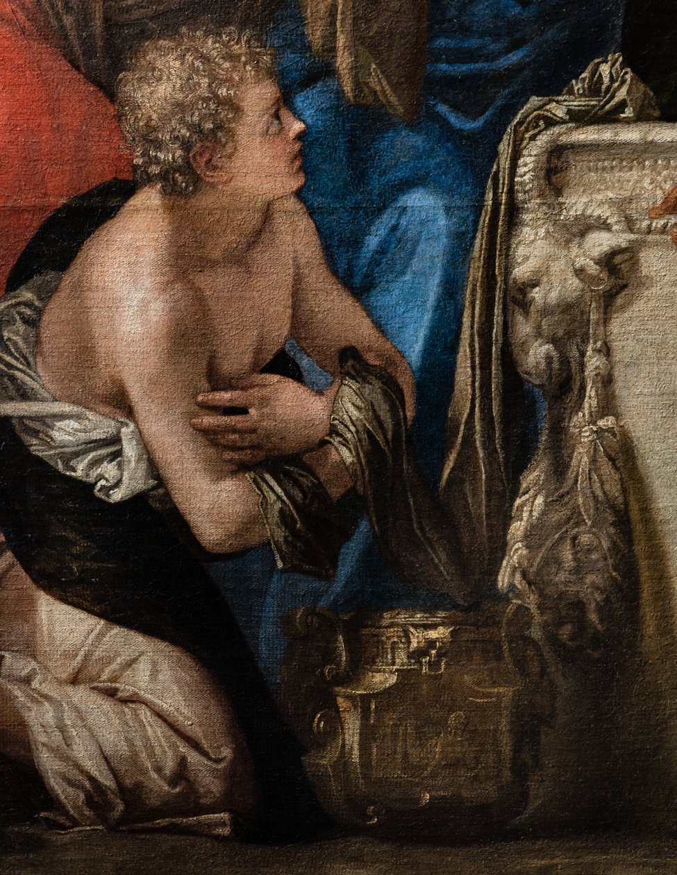 Daavidin voitelu, yksityiskohta tekijältä (1528 88) Veronese