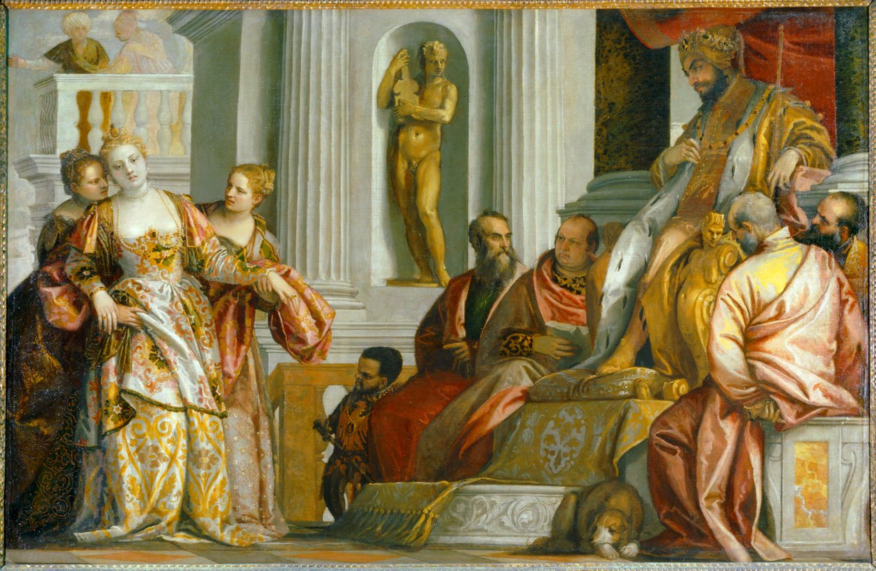 Ester kuningas Ahasveroksen edessä ... tekijältä (1528 88) Veronese