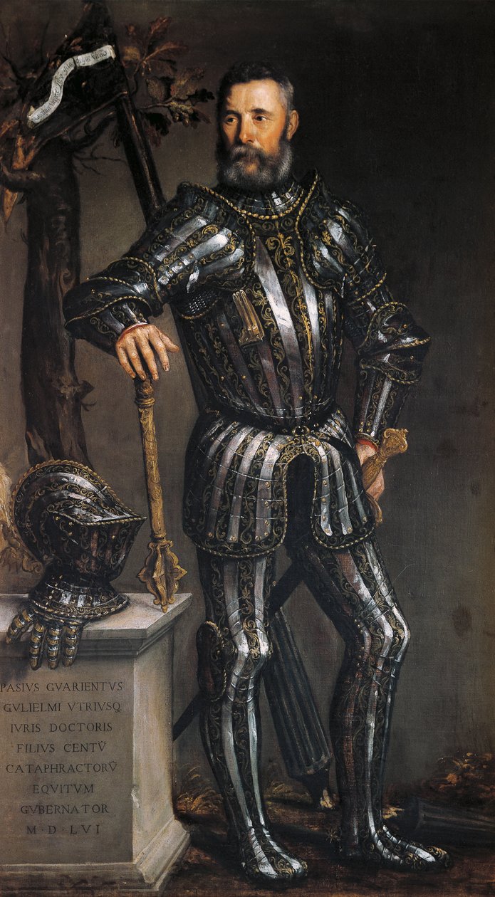Muotokuva Pase Guarientista Paolo Caliari (1528-1588), öljy kankaalle tekijältä (1528 88) Veronese