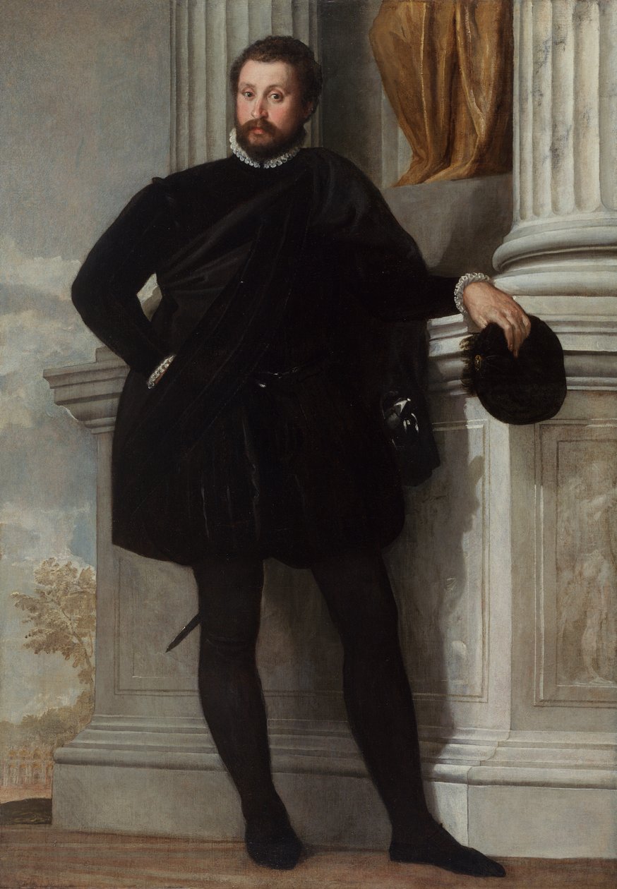 Miehen muotokuva, n. 1576-1578 (öljy kankaalle) tekijältä Veronese