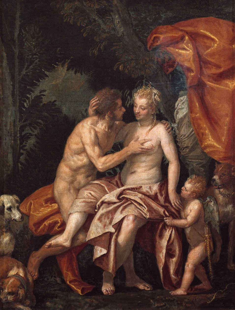 Venus ja Adonis tekijältä Veronese