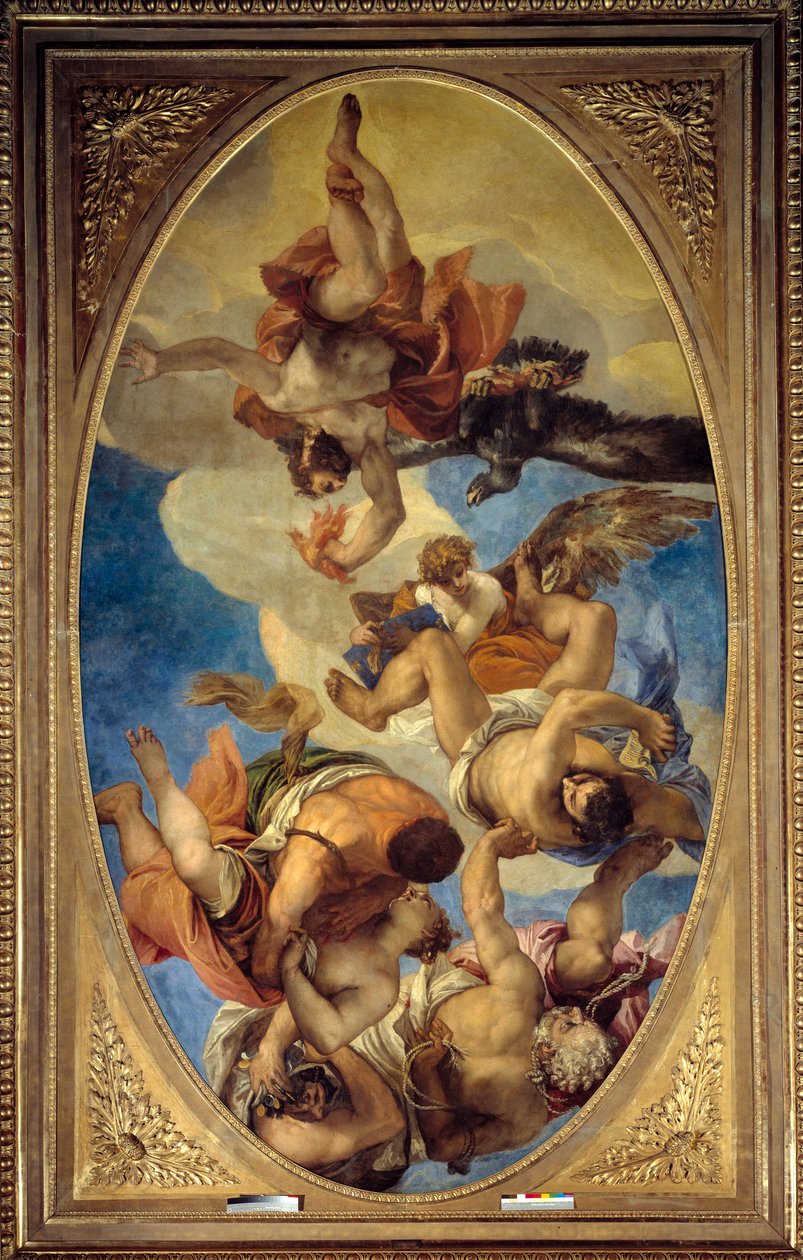 Jupiter salama paheet Paolo Veronesen (1528-1588) maalaus tekijältä Veronese