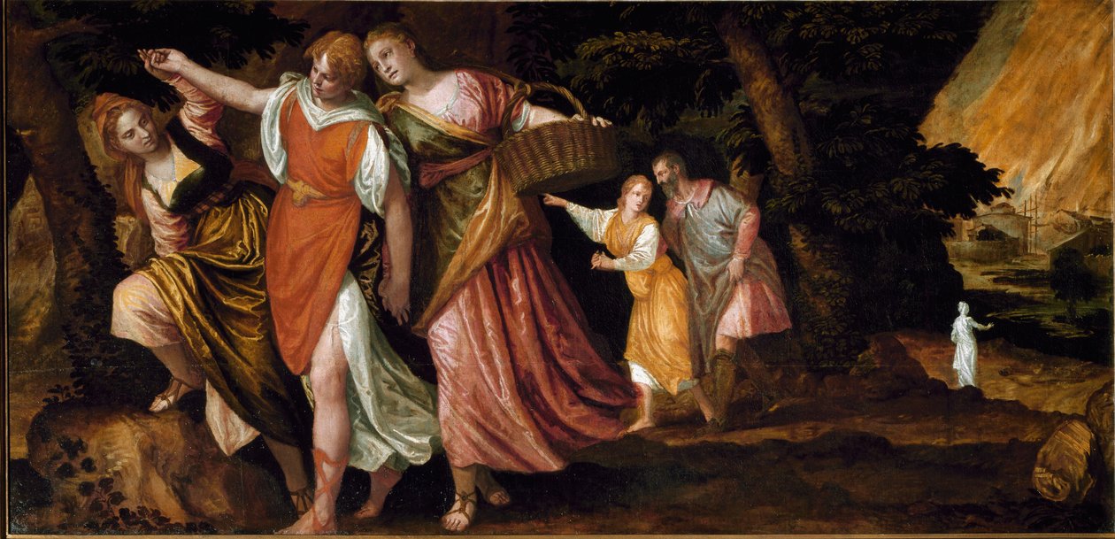 Loth ja hänen tyttärensä (maalaus, n. 1580) tekijältä Veronese