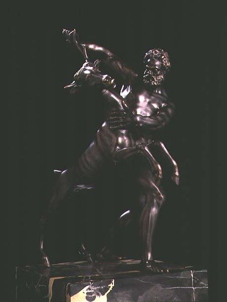 Hercules ja arkadilainen polttarit (pronssi) tekijältä Giambologna