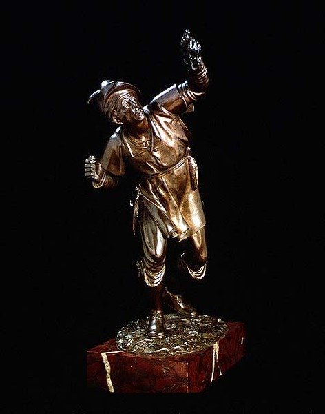 Lintujensieppaaja (pronssi) tekijältä Giambologna