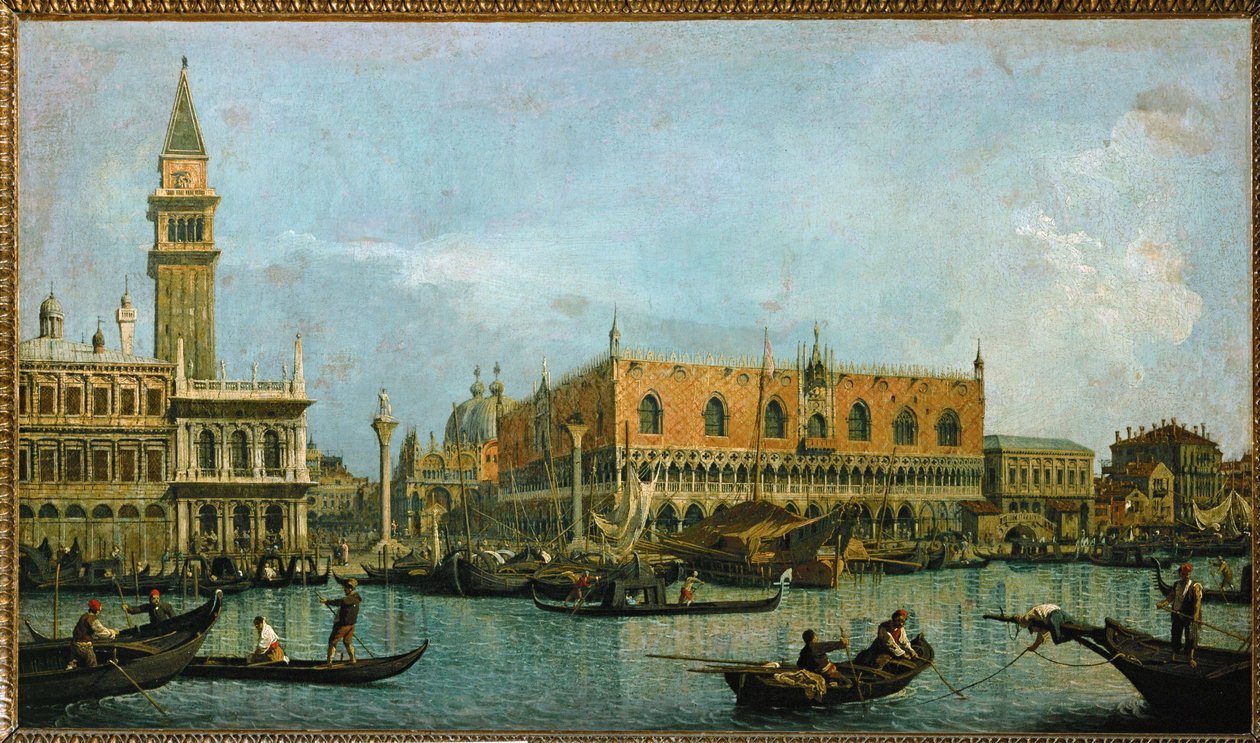 Myyrä San Marcon altaasta katsottuna ... tekijältä (1697-1768) Canaletto