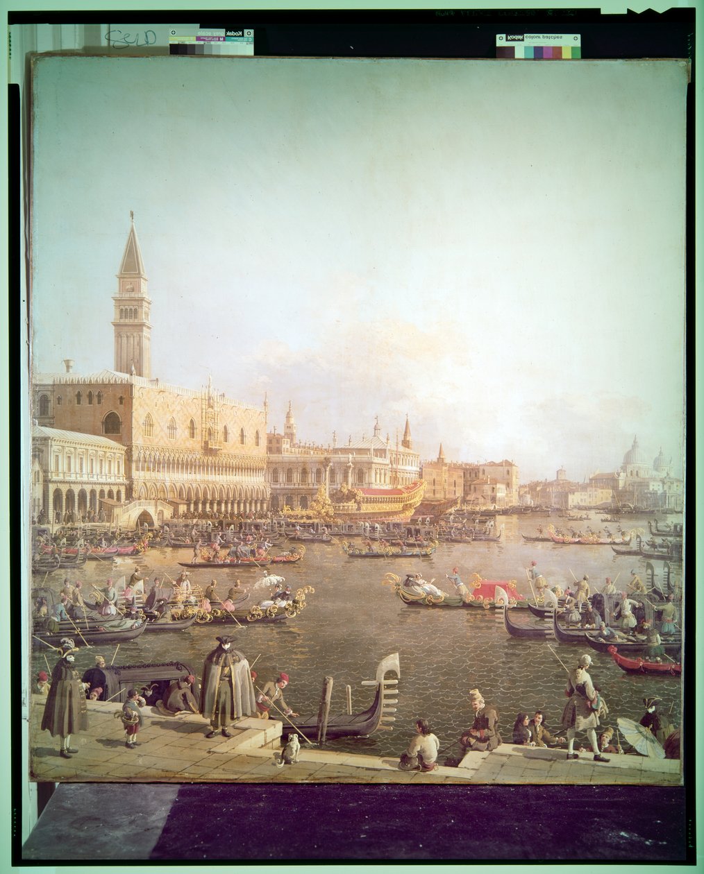 Molo ja Dogen palatsi Bacino Di San Marcosta käsin tekijältä (1697 1768) Canaletto