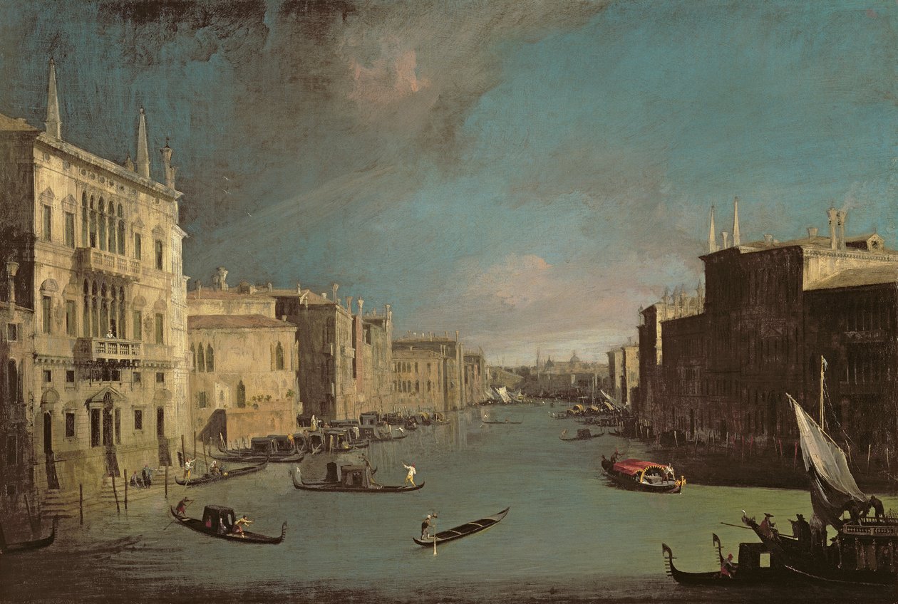 Näkymä Grand Canalille tekijältä (1697 1768) Canaletto