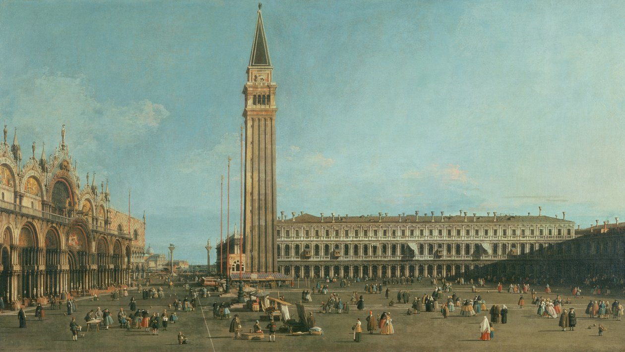 Pyhän Markuksen aukio tekijältä Canaletto