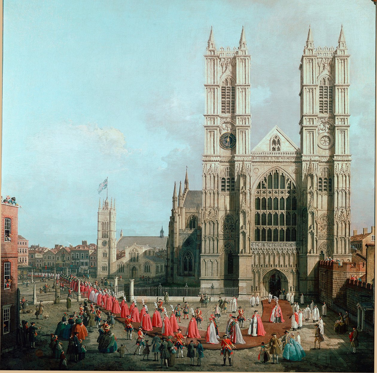 Näkymä Westminster Abbeysta ja Bath