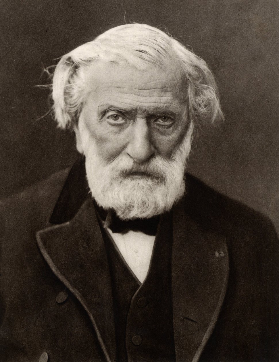 (Charles Louis) Ambroise Thomas (1811-1896) ranskalainen säveltäjä ja Pariisin konservatorion johtaja vuodelta 1871 (m/v kuva) tekijältä (1820 1910) Nadar