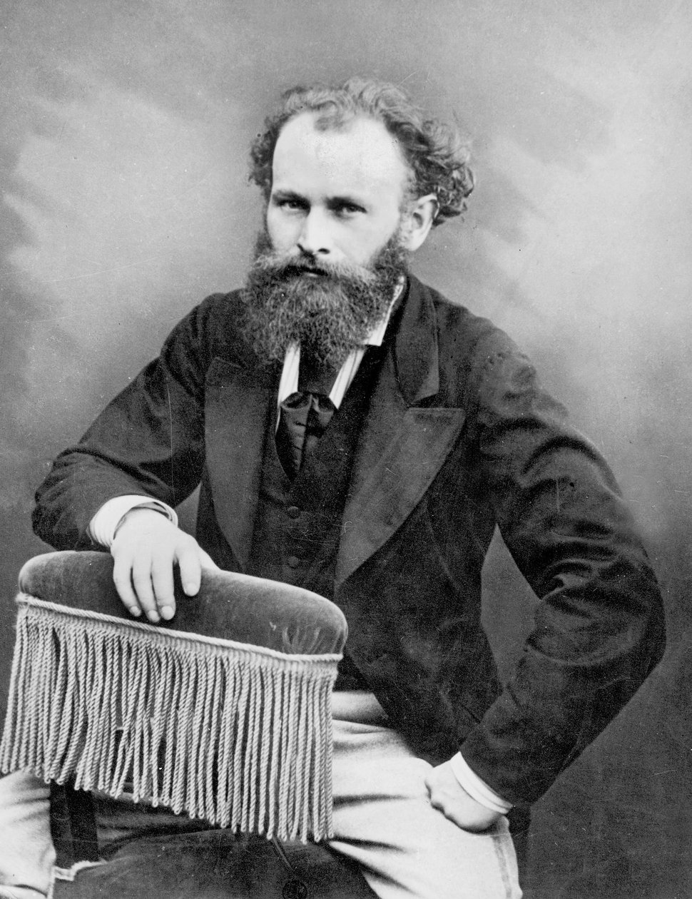 Edouard Manet, c. 1875 (m/w valokuva) tekijältä (1820 1910) Nadar
