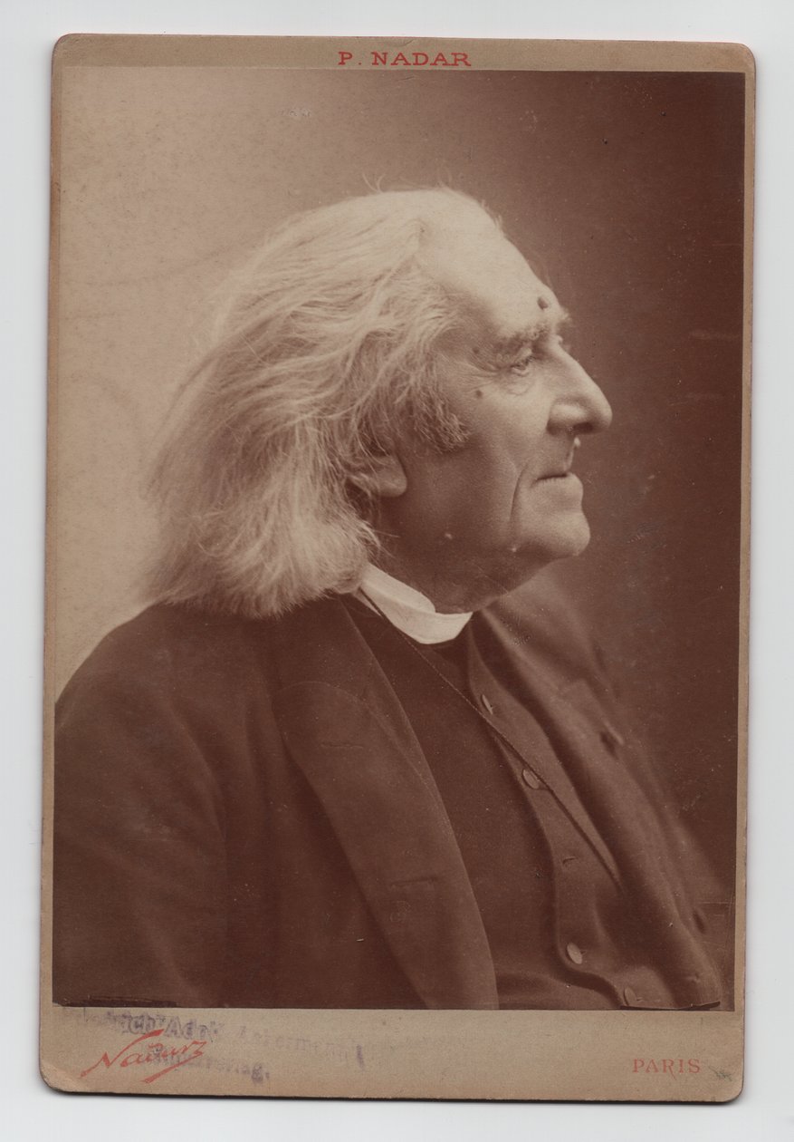 Franz Liszt (1811-1886) (1886, valokuva) tekijältä (1820 1910) Nadar