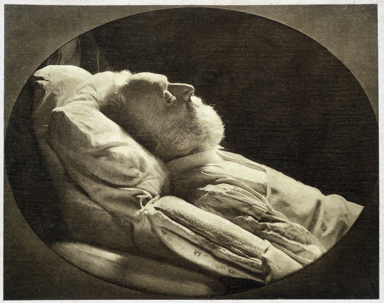 Victor Hugo kuolinvuoteella, 22. toukokuuta tekijältä Nadar