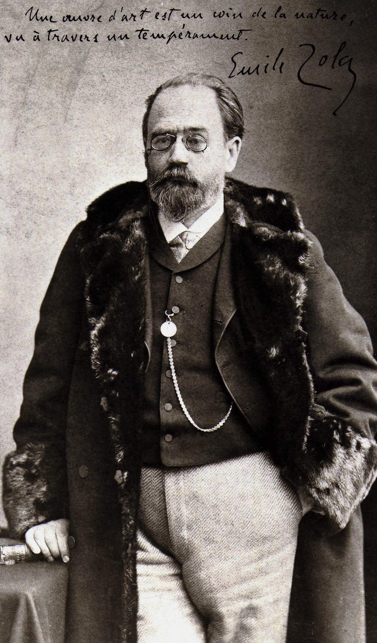 Nadarin muotokuva Emile Zolasta (1840 - 1902). tekijältä Nadar