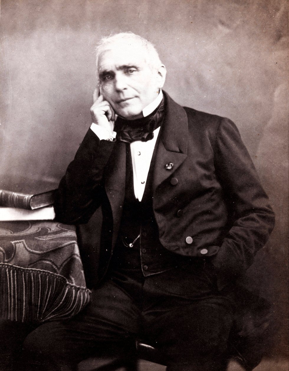 Eugene Scriben (1791-1861) muotokuva Nadarista, Gaspard-Felixistä (1820-1910) tekijältä Nadar