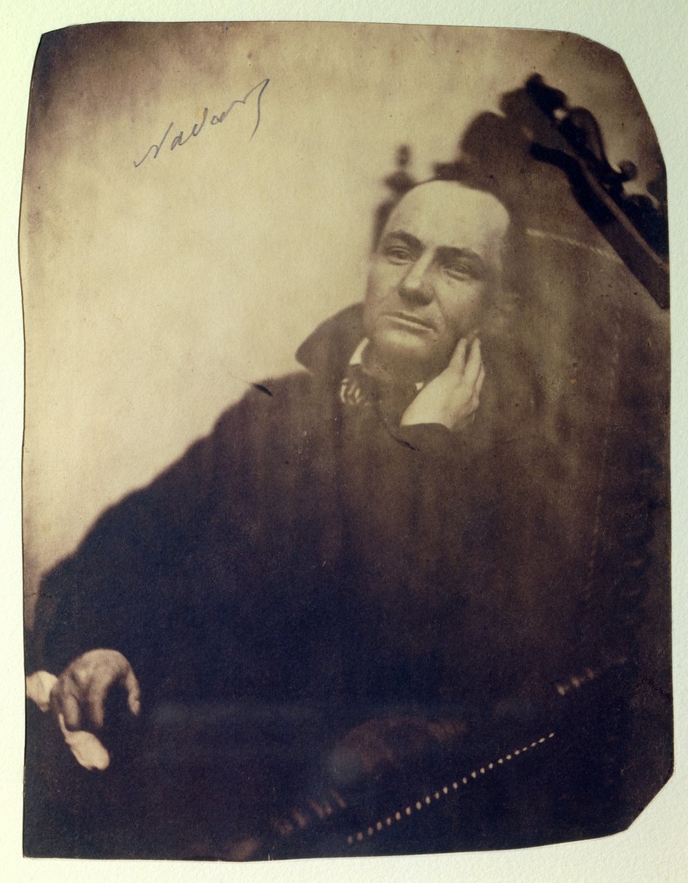 Ranskalaisen runoilijan Charles Baudelairen (1821-1867) muotokuva. 1855 tekijältä Nadar