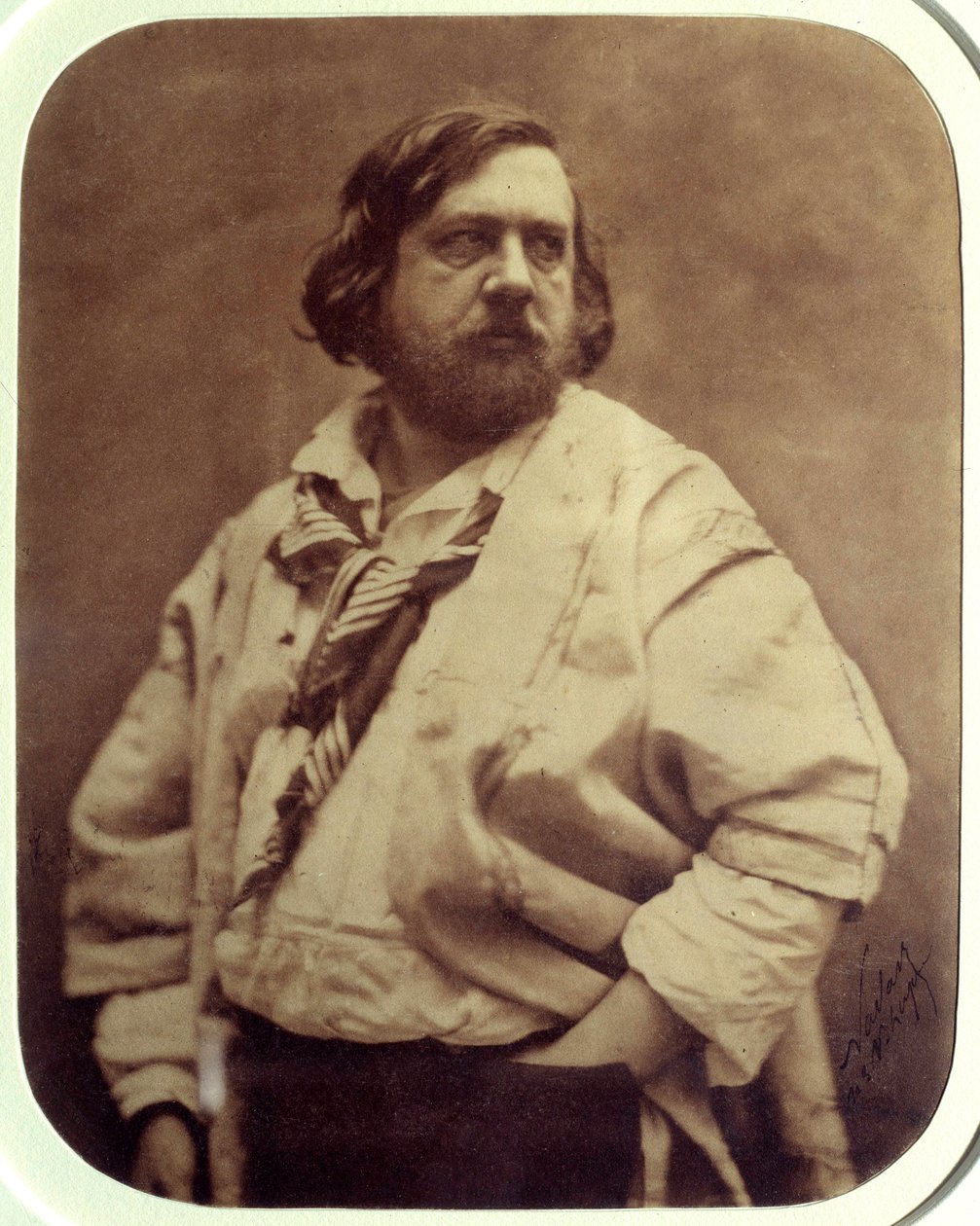 Muotokuva ranskalaisesta kirjailijasta Theophile Gautier