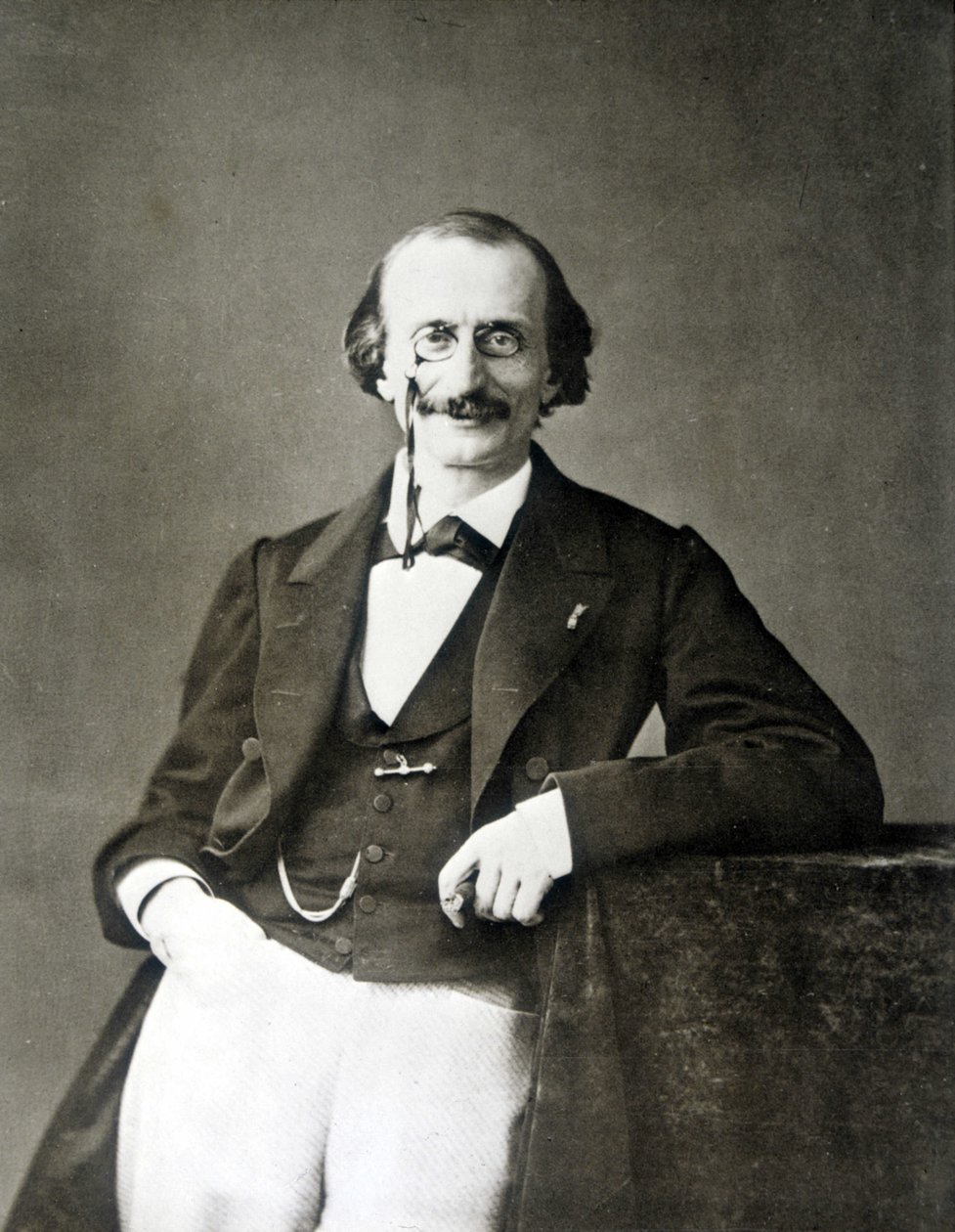 muotokuva Jacques Offenbachista (1819-1880), saksalaisesta säveltäjästä, Nadarin kansalaisuuden saanut ranskaksi. tekijältä Nadar