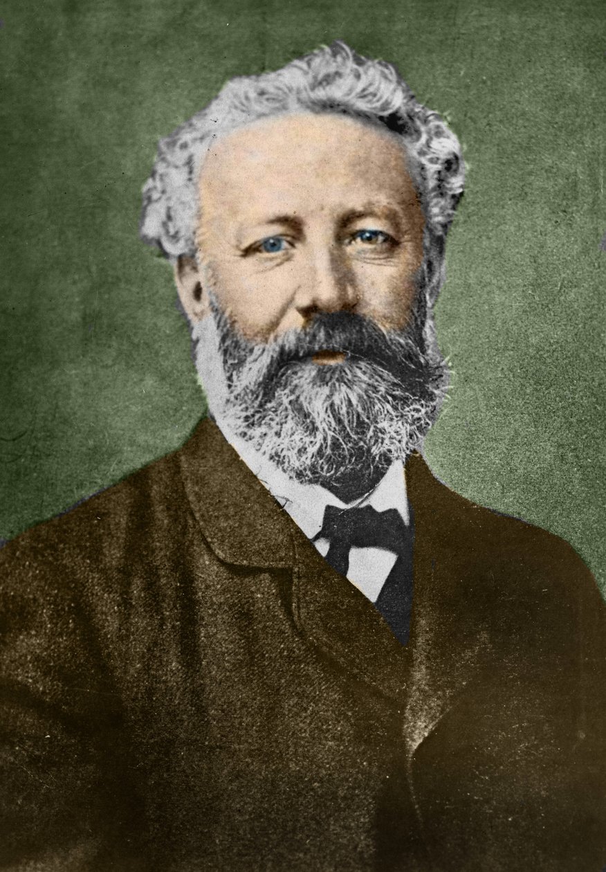Nadarin muotokuva ranskalaisesta kirjailijasta Jules Vernen (1828-1905). tekijältä Nadar