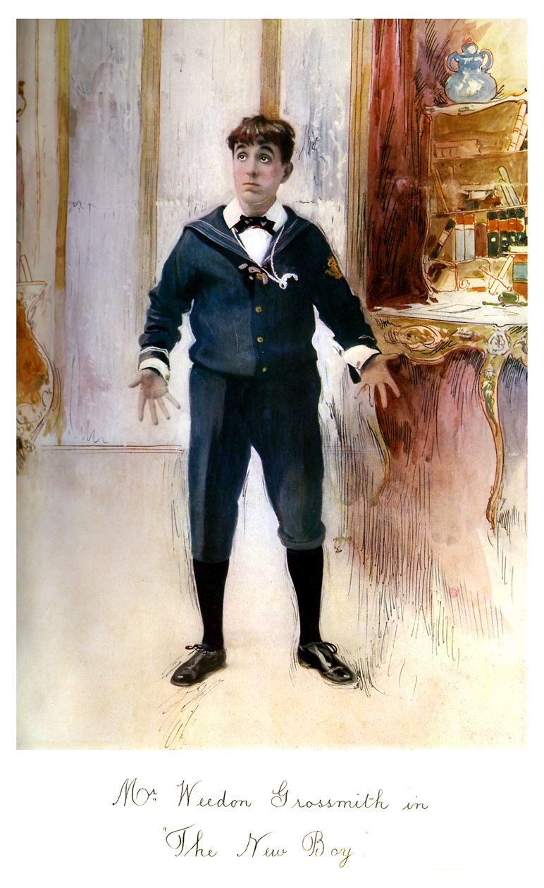 Weedon Grossmith elokuvassa The New Boy tekijältä (after) English photographer