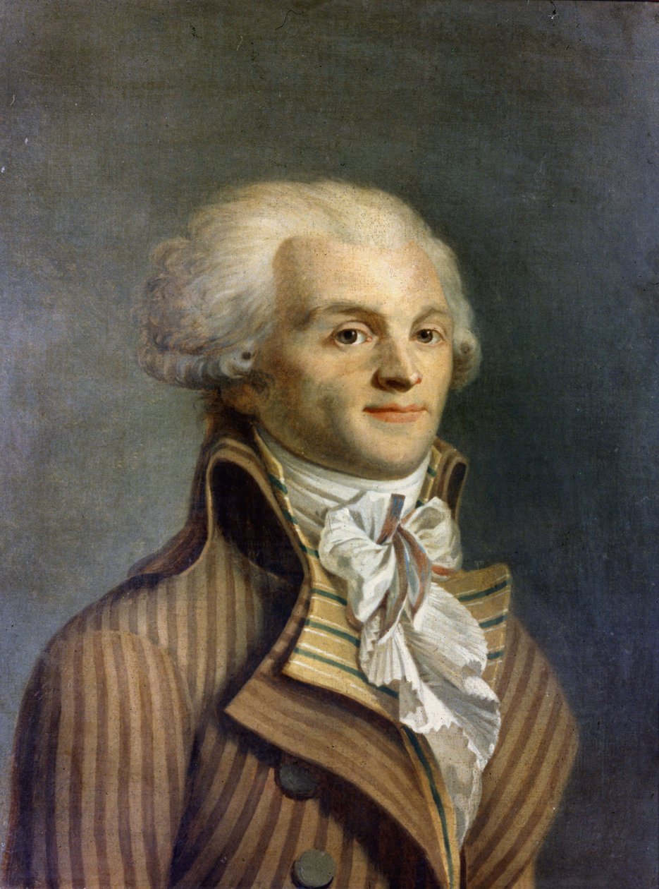 Retrat de Maximilian Marie Isidore de Robespierre (1758-1794), polític francès. tekijältä (after) French School
