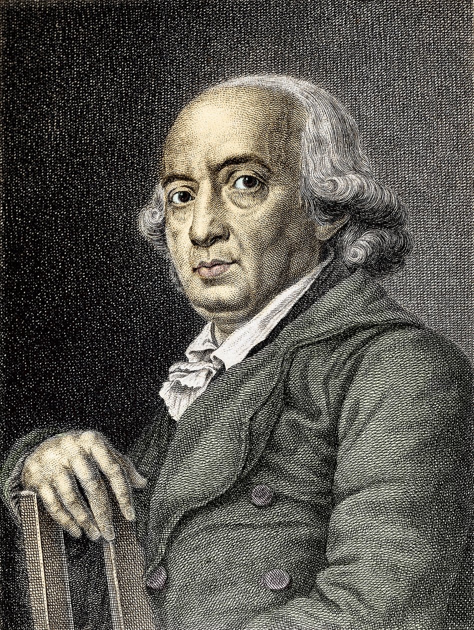 Johann Gottfried von Herderin muotokuva Saksalainen runoilija ja filosofi - Muotokuva saksalaisesta kirjailijasta ja filosofista Johann Gottfried Herderistä (1744-1803) - Kaiverrus Yksityinen kokoelma tekijältä (after) German School