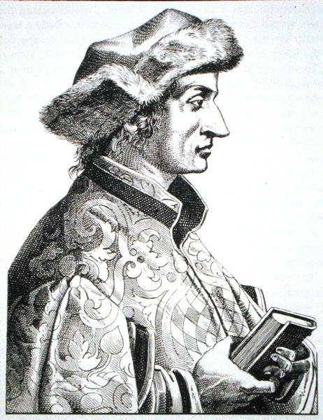 Sebastien Brantin (n. 1485-1521) muotokuva, J Scheiblen 