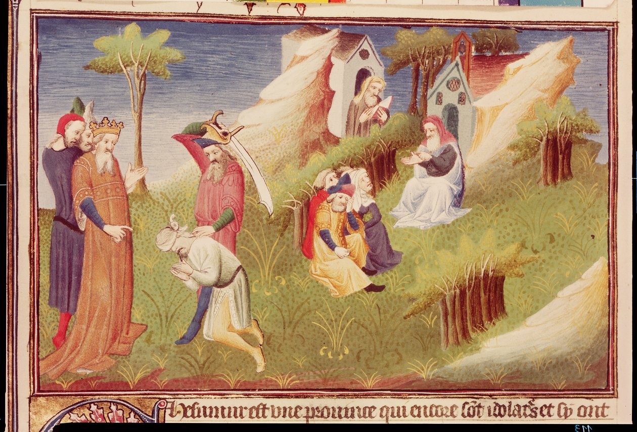 Teloitus Afganistanissa, noin 1410-12 (tempera vellumille). tekijältä (and workshop) Boucicaut Master