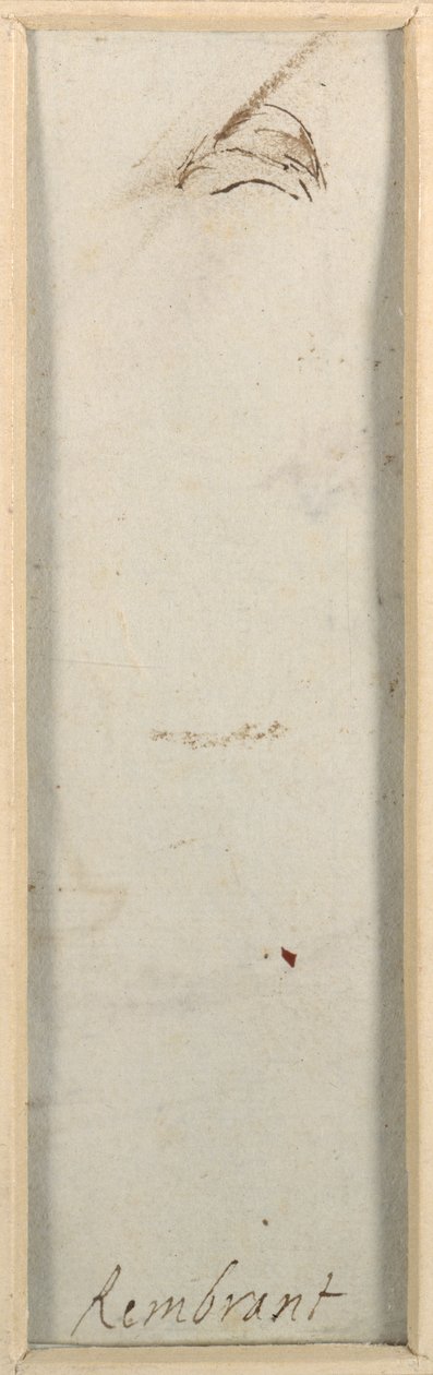 "Rembrandt", n. 1650-52 (kynä ja muste paperille) tekijältä (attr. to) Rembrandt Harmensz. van Rijn