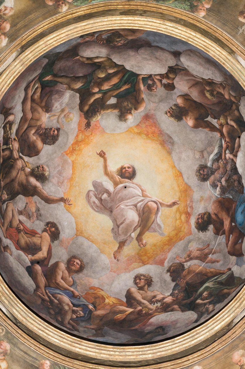 Kristuksen taivaaseenastuminen tekijältä (c.1489 1534) Correggio