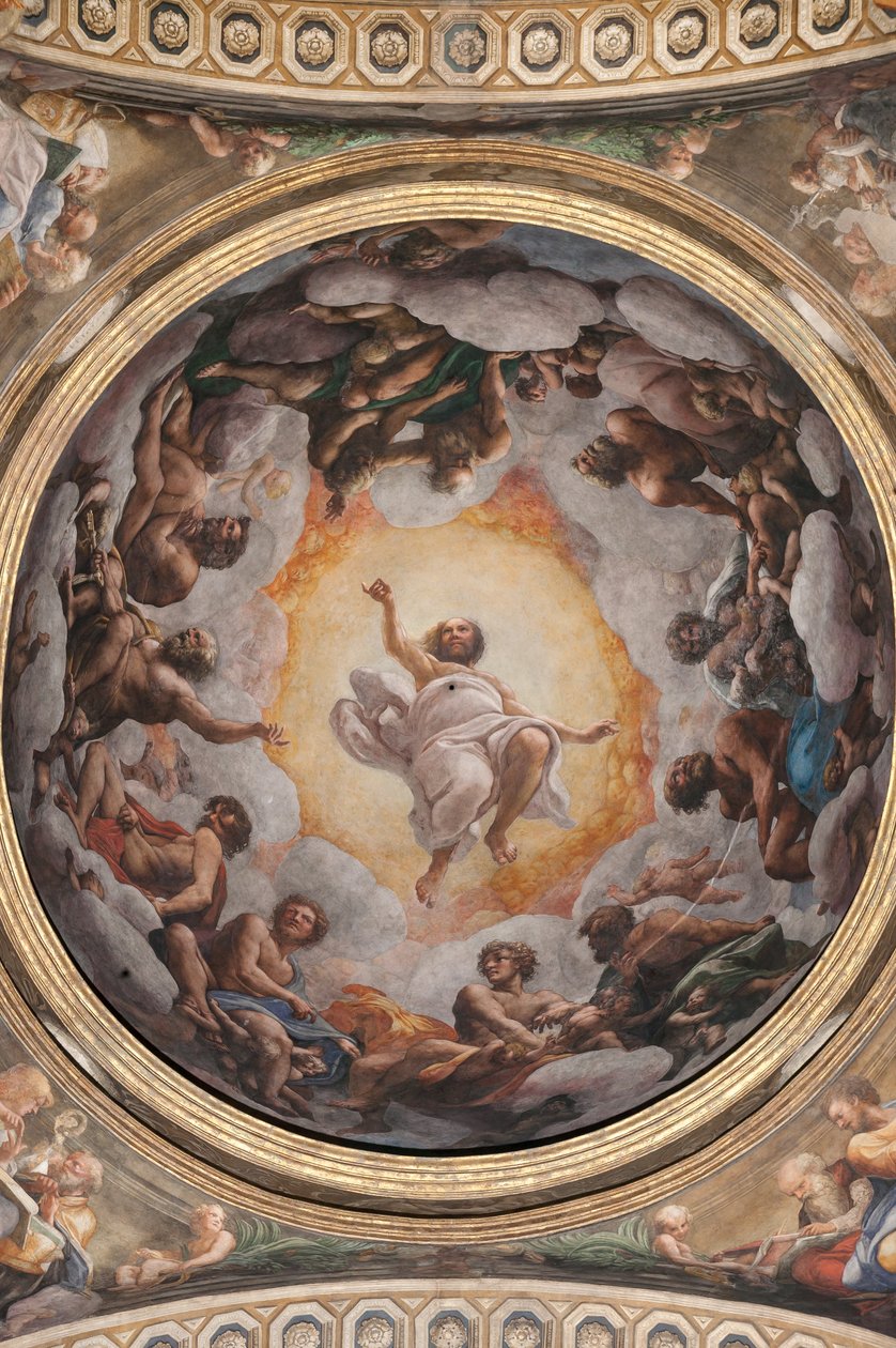 Kristuksen taivaaseenastuminen tekijältä (c.1489 1534) Correggio