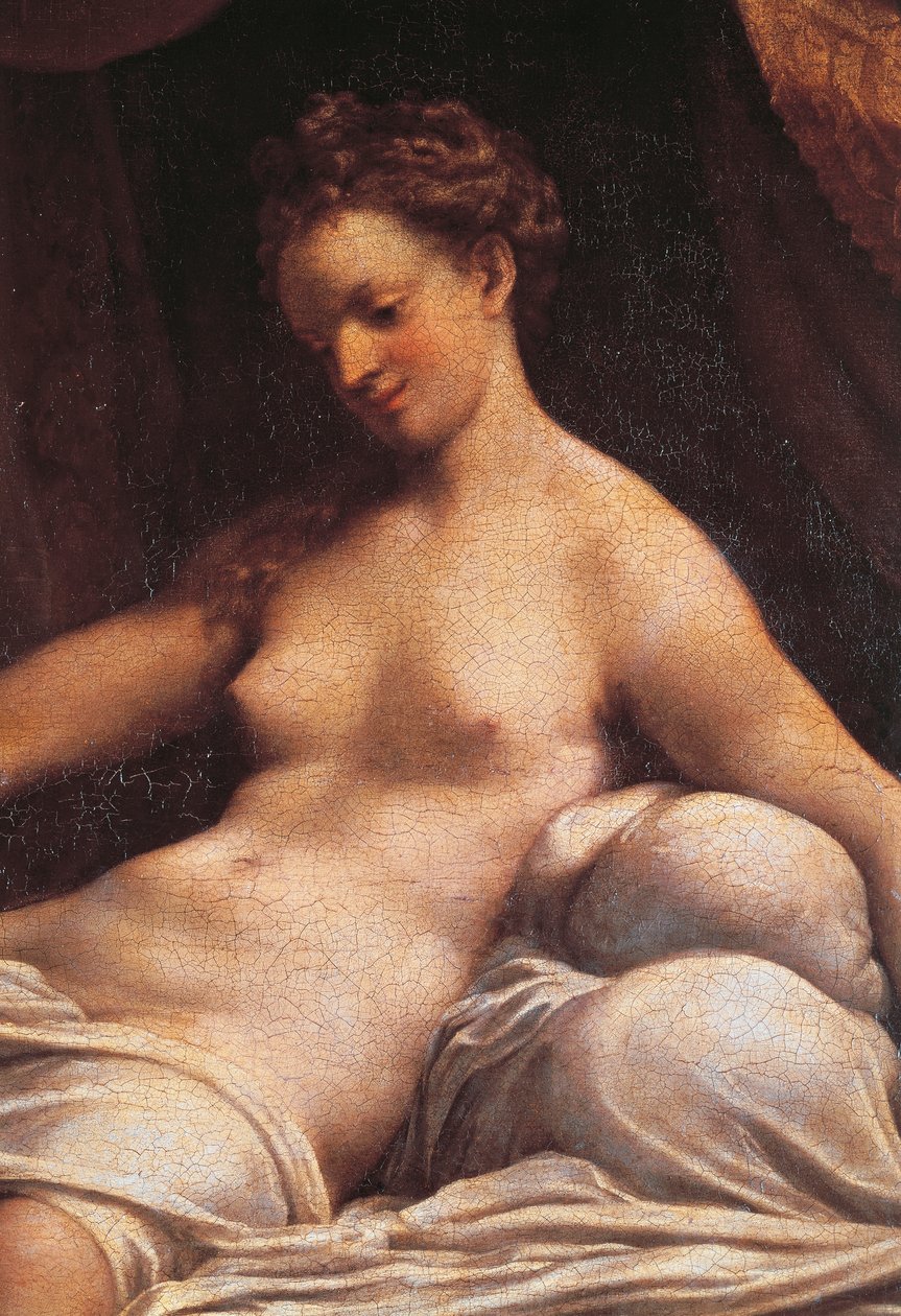 Danae, noin 1531, Antonio Allegri, joka tunnetaan nimellä Correggio (1489-n. 1534), öljy kankaalle tekijältä (c.1489 1534) Correggio