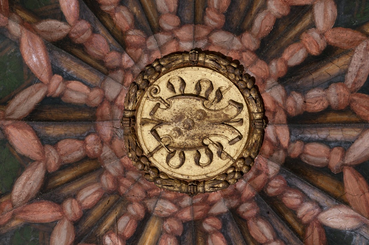 Yksityiskohta holvista tekijältä (c.1489 1534) Correggio