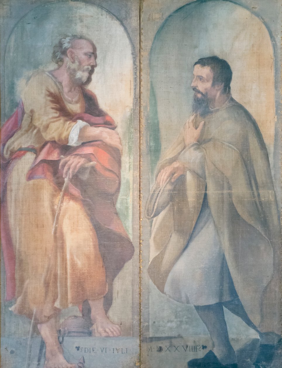 Pyhä Joosef ja palvoja tekijältä (c.1489 1534) Correggio