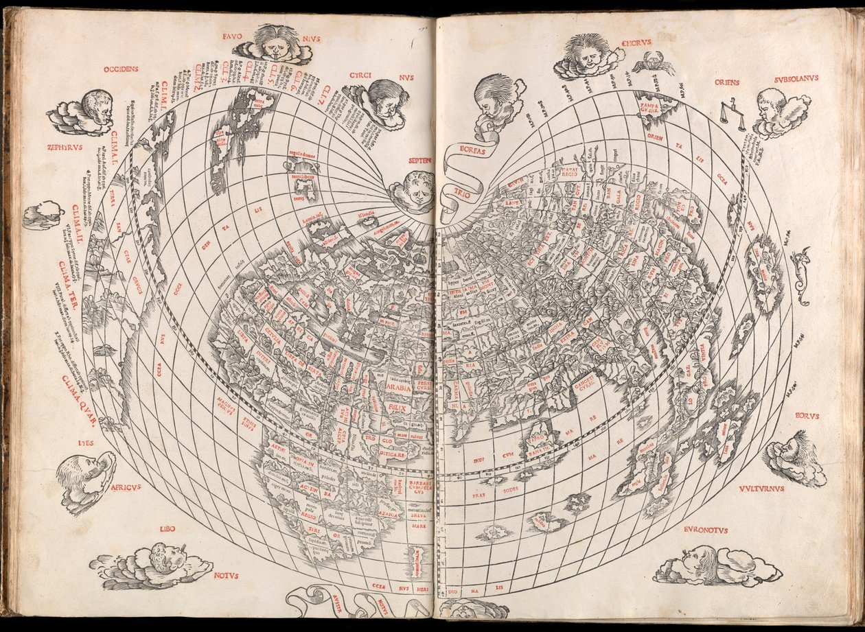 Claudii Ptholemaei Alexandrini liber geographiae cum tabulis et universali figura et cum additione locorum quae a recentioribus reperta sunt diligenti cura emendatus et impressus tekijältä (c.90 168)(after) Ptolemy