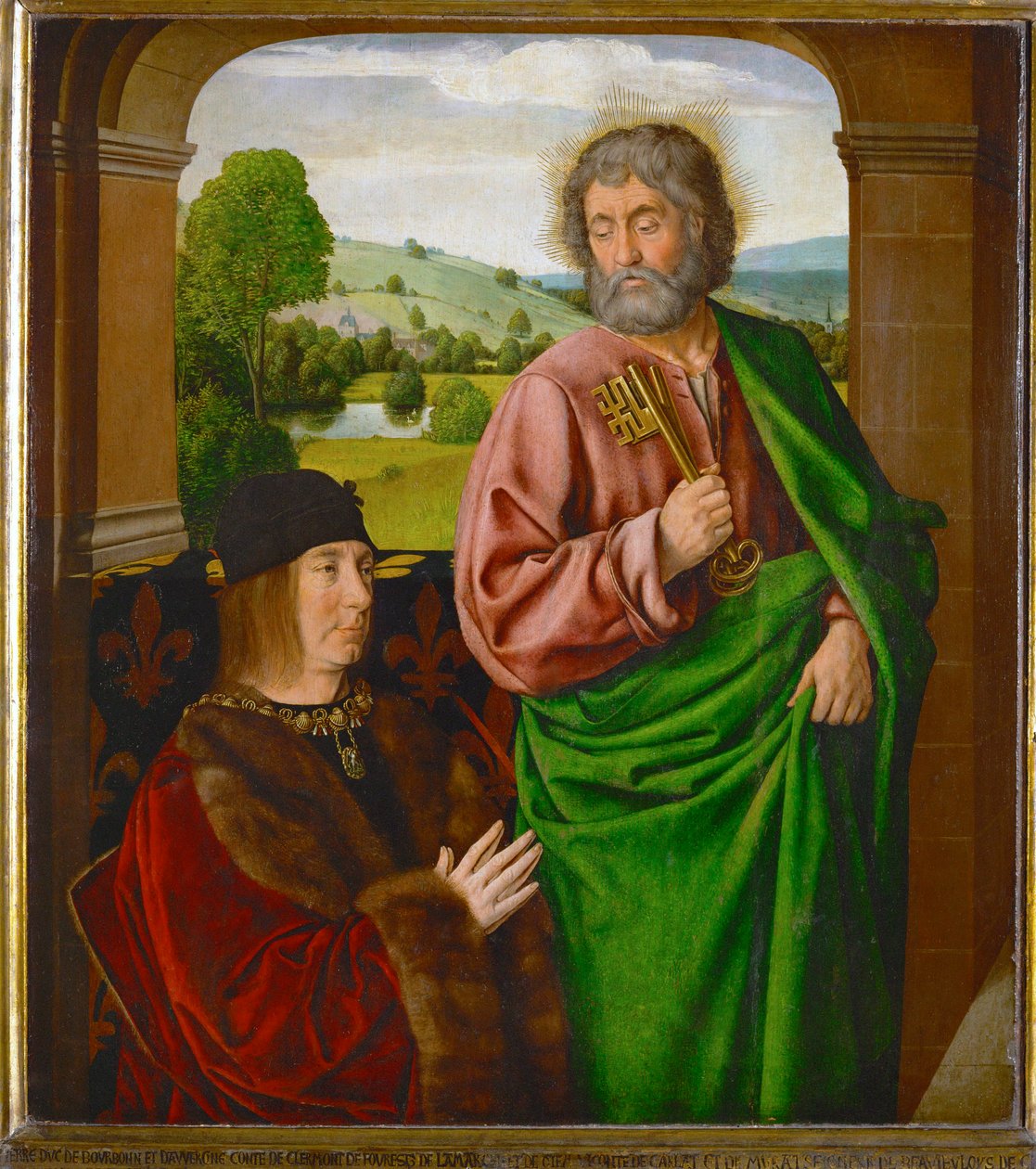 Pierre II, sire de Beaujeu, Bourbonin herttua, jonka Pyhä Pietari ... tekijältä (fl.c.1483 c.1529) Master of Moulins