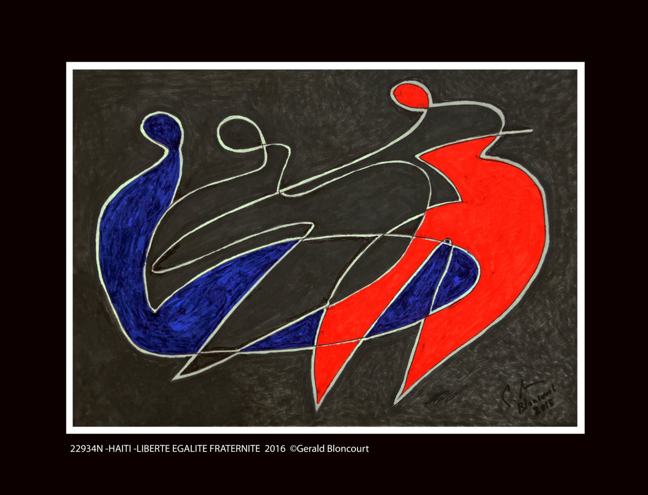 22934N -HAITI -LIBERTE EGALITE FRATERNITE 2016 ? tekijältä Unknown