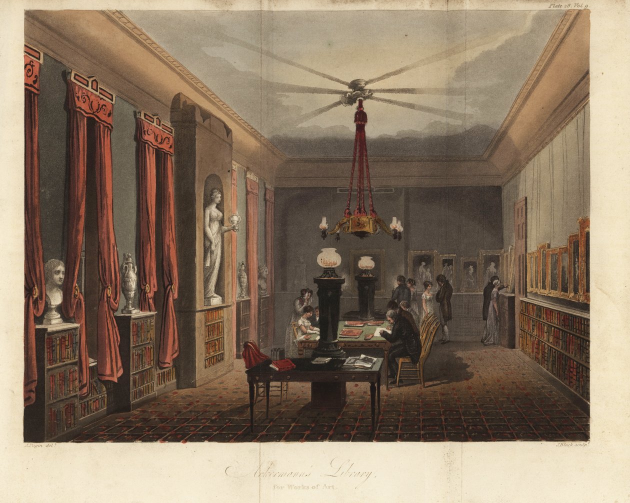 Ackermans Library for Arts of Art, 101 The Strand, Lontoo tekijältä Unknown